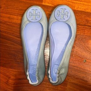 Tory Burch sky blue ballet flats size 7.5